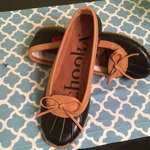 Chooka Duck Skimmer Black Size 6